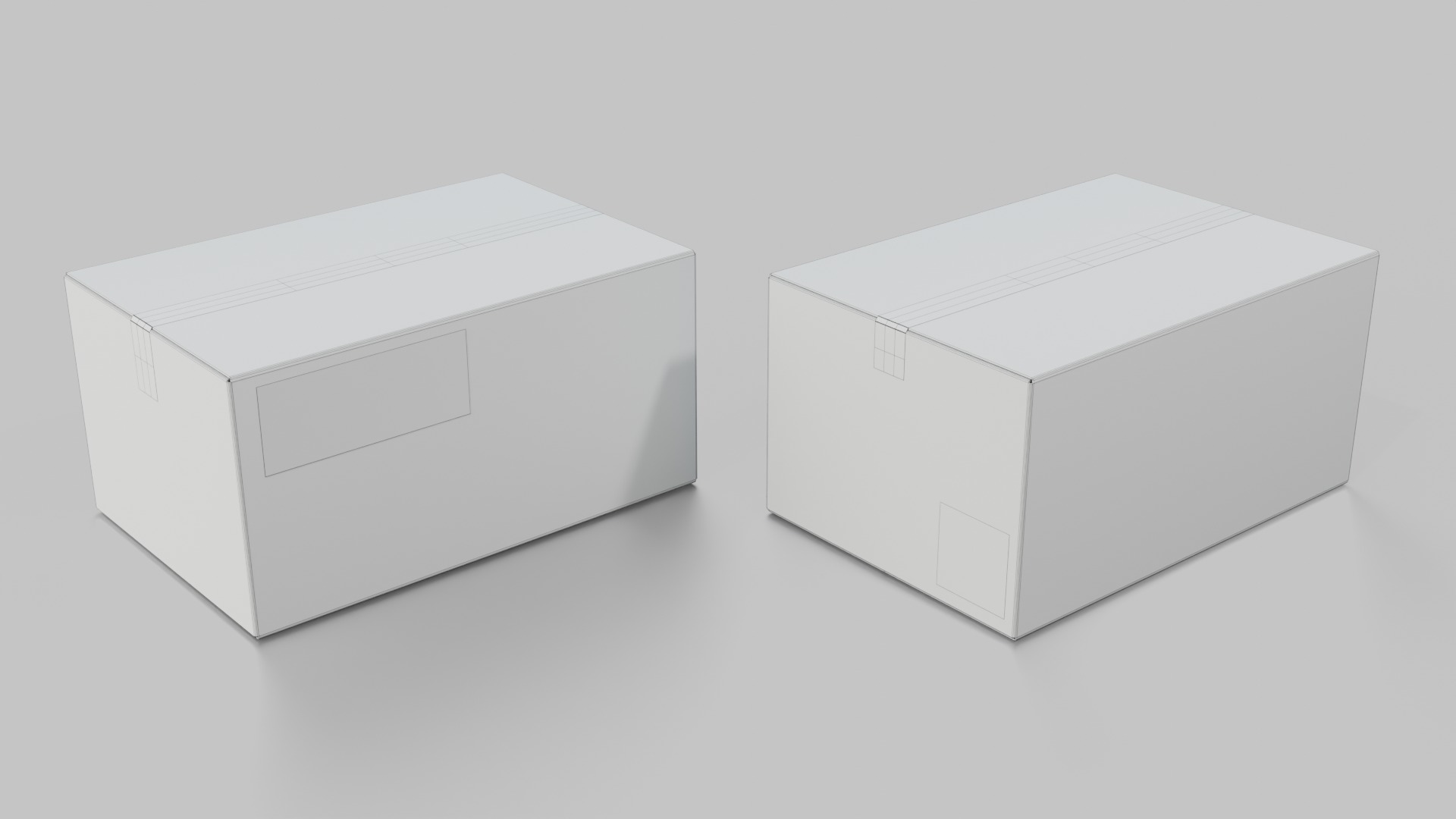 Hybrid Shape Box Collection - Rigged and Customizable _38