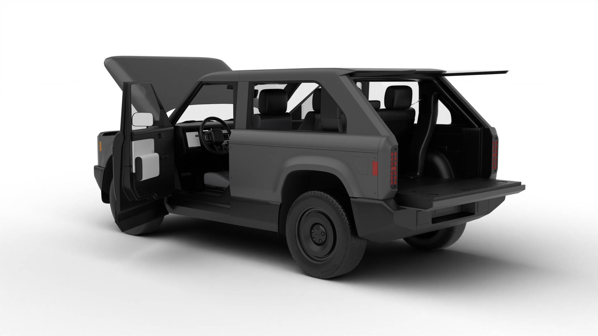 Slate Truck Fastback SUV 2027 HQ 3d model 3D model_3