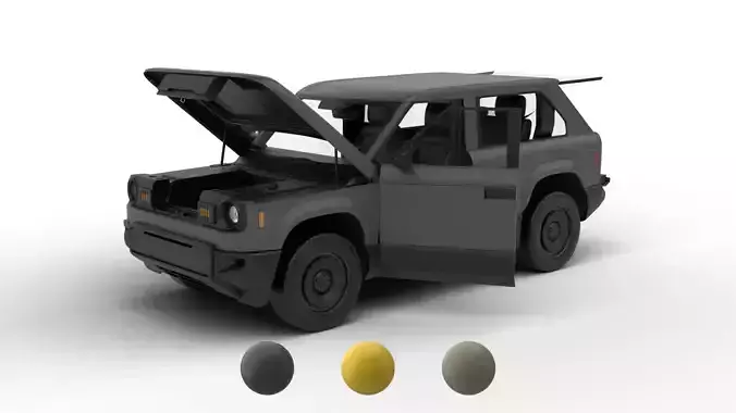 Slate Truck Fastback SUV 2027 HQ 3d model