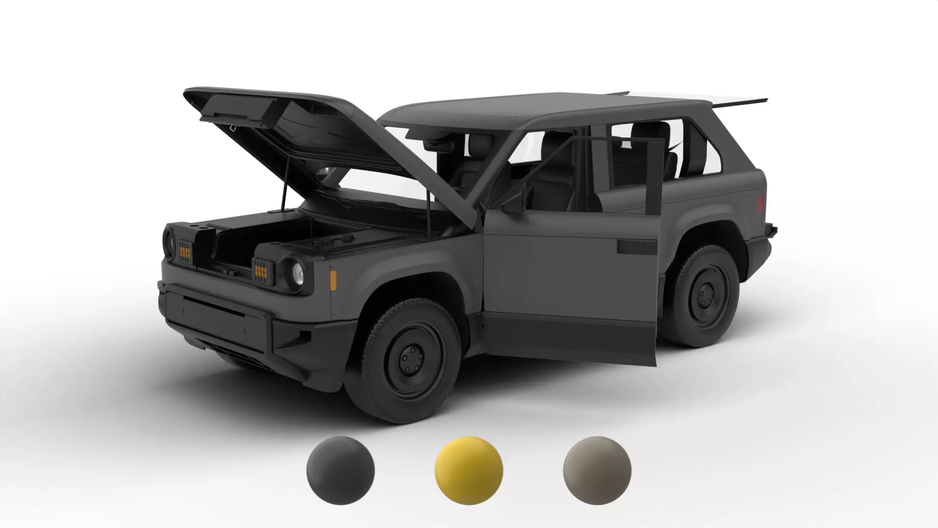 Slate Truck Fastback SUV 2027 HQ 3d model 3D model_0