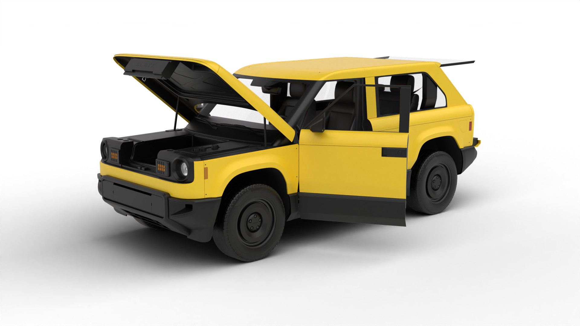 Slate Truck Fastback SUV 2027 HQ 3d model 3D model_1