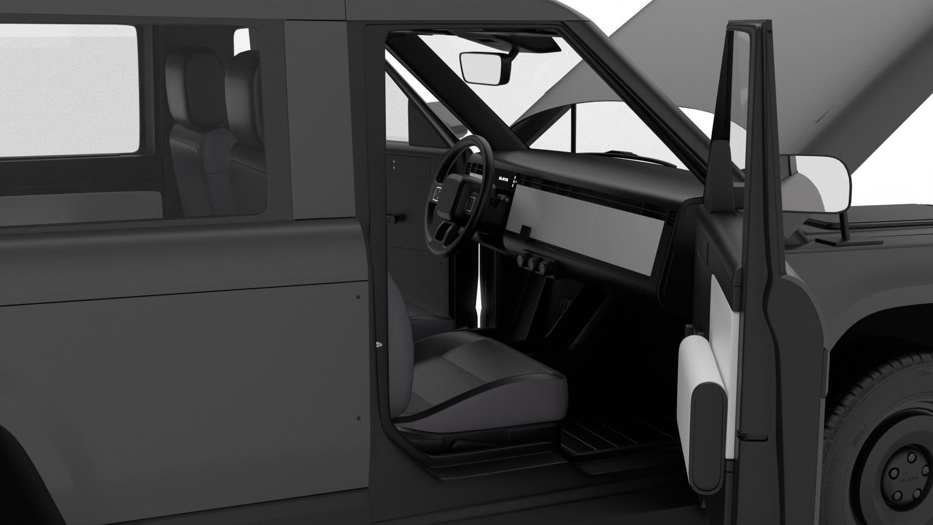 Slate Truck Fastback SUV 2027 HQ 3d model 3D model_23