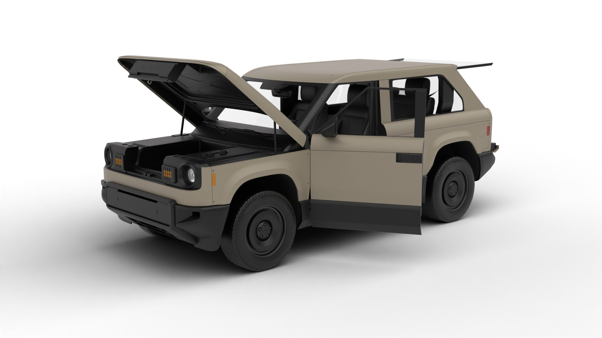 Slate Truck Fastback SUV 2027 HQ 3d model 3D model_2