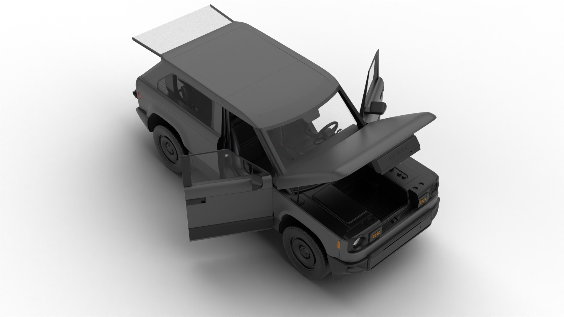 Slate Truck Fastback SUV 2027 HQ 3d model 3D model_20