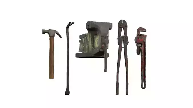 Ultimate Mechanic Toolkit Low-poly 3D model