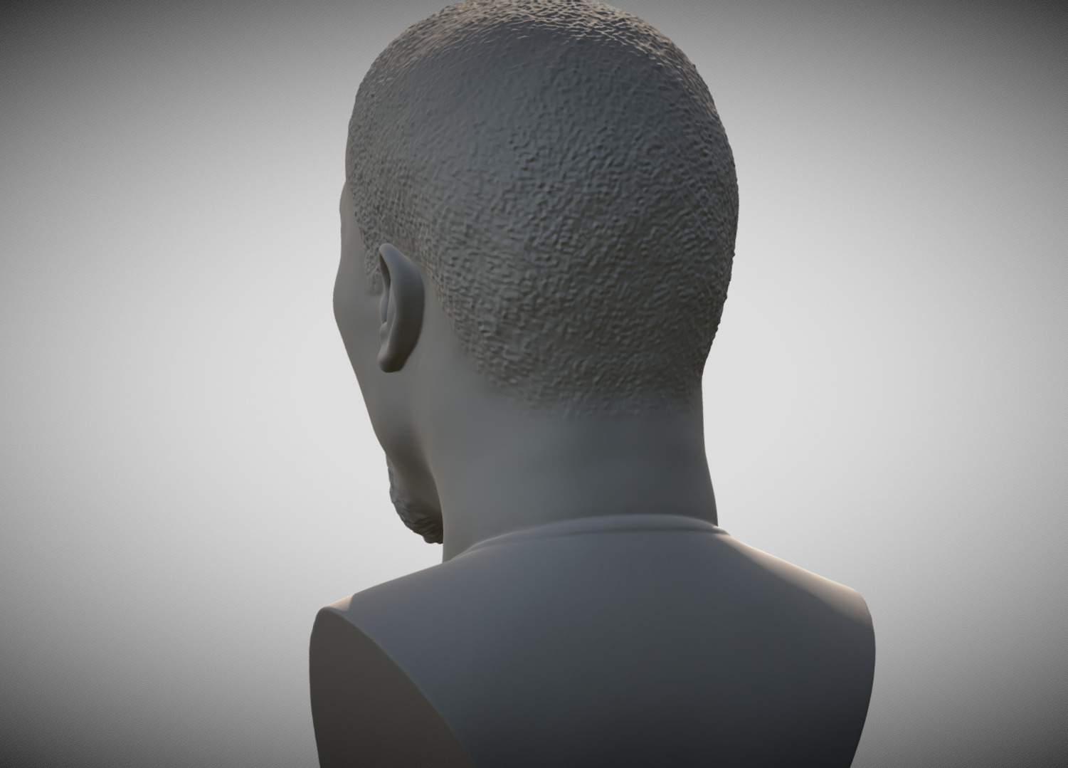 Kevin Hart bust 3D print model_4