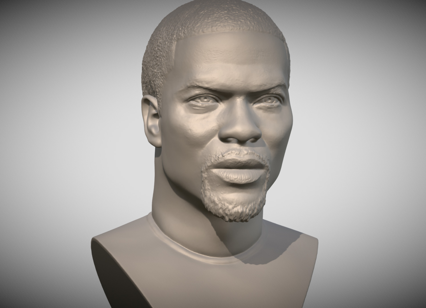 Kevin Hart bust 3D print model_8