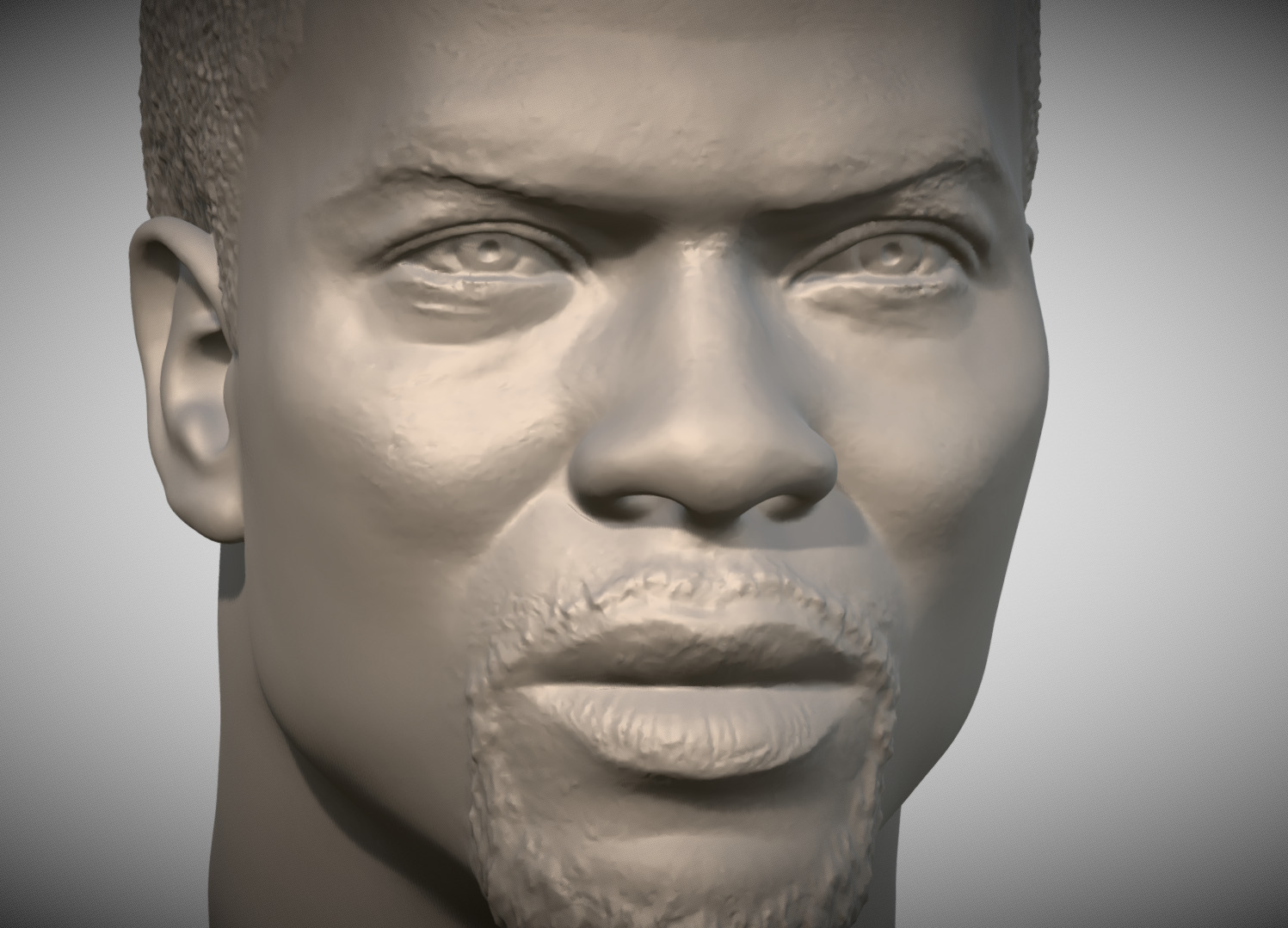 Kevin Hart bust 3D print model_9