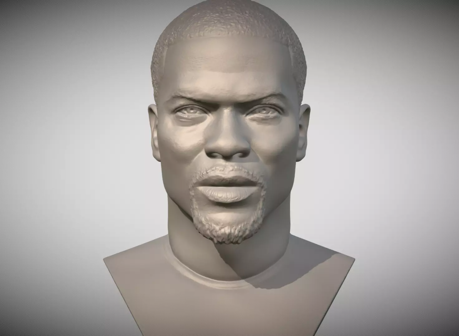 Kevin Hart bust 3D print model_0