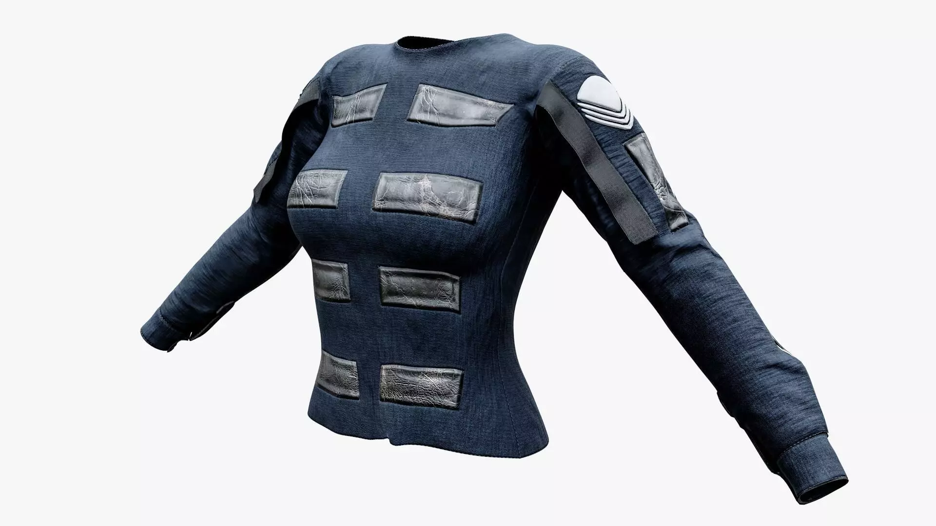 Military Tactical Shirt Low-poly 3D model
