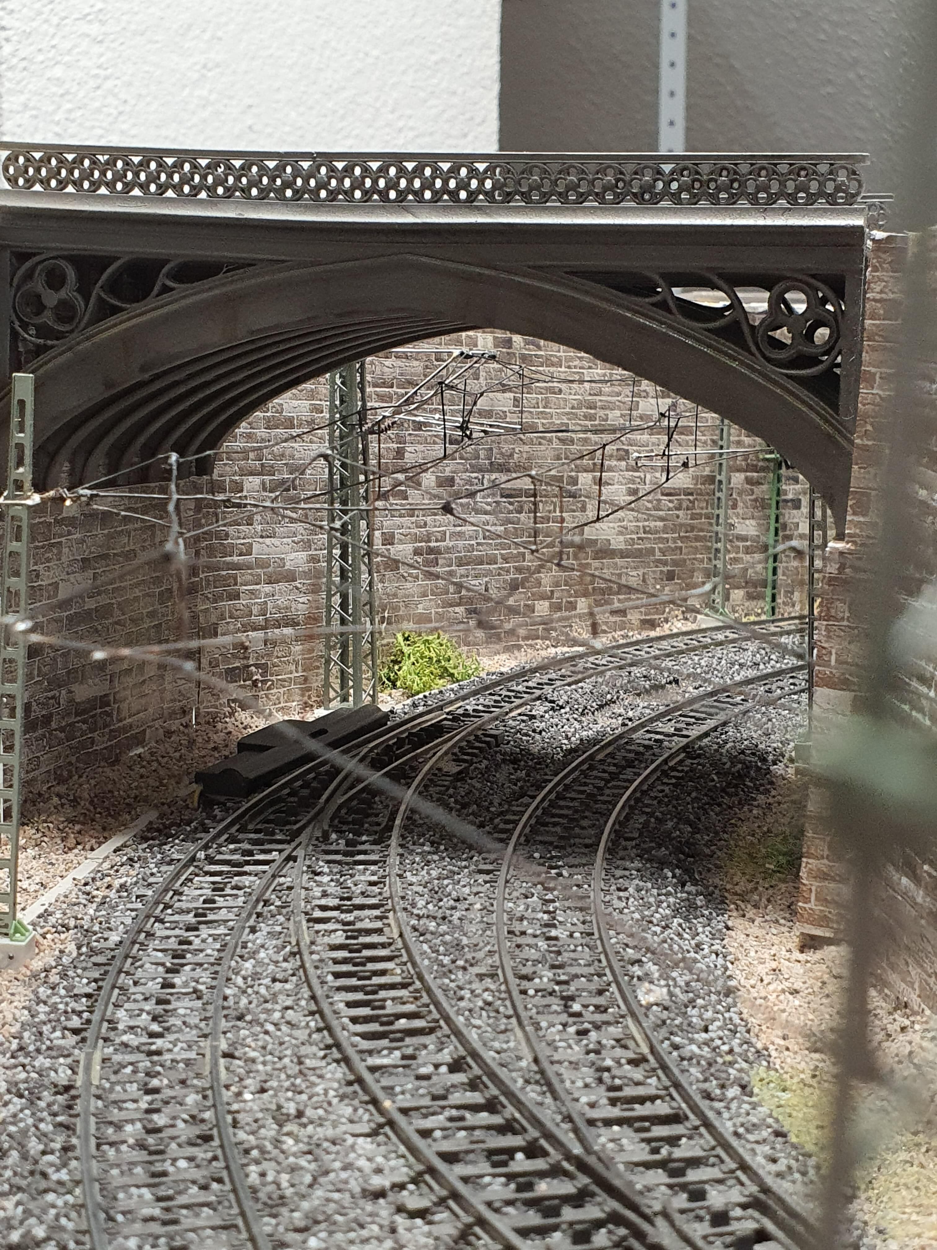 Pre supported Historical Road Bridge for H0 Scale 3D print model_4