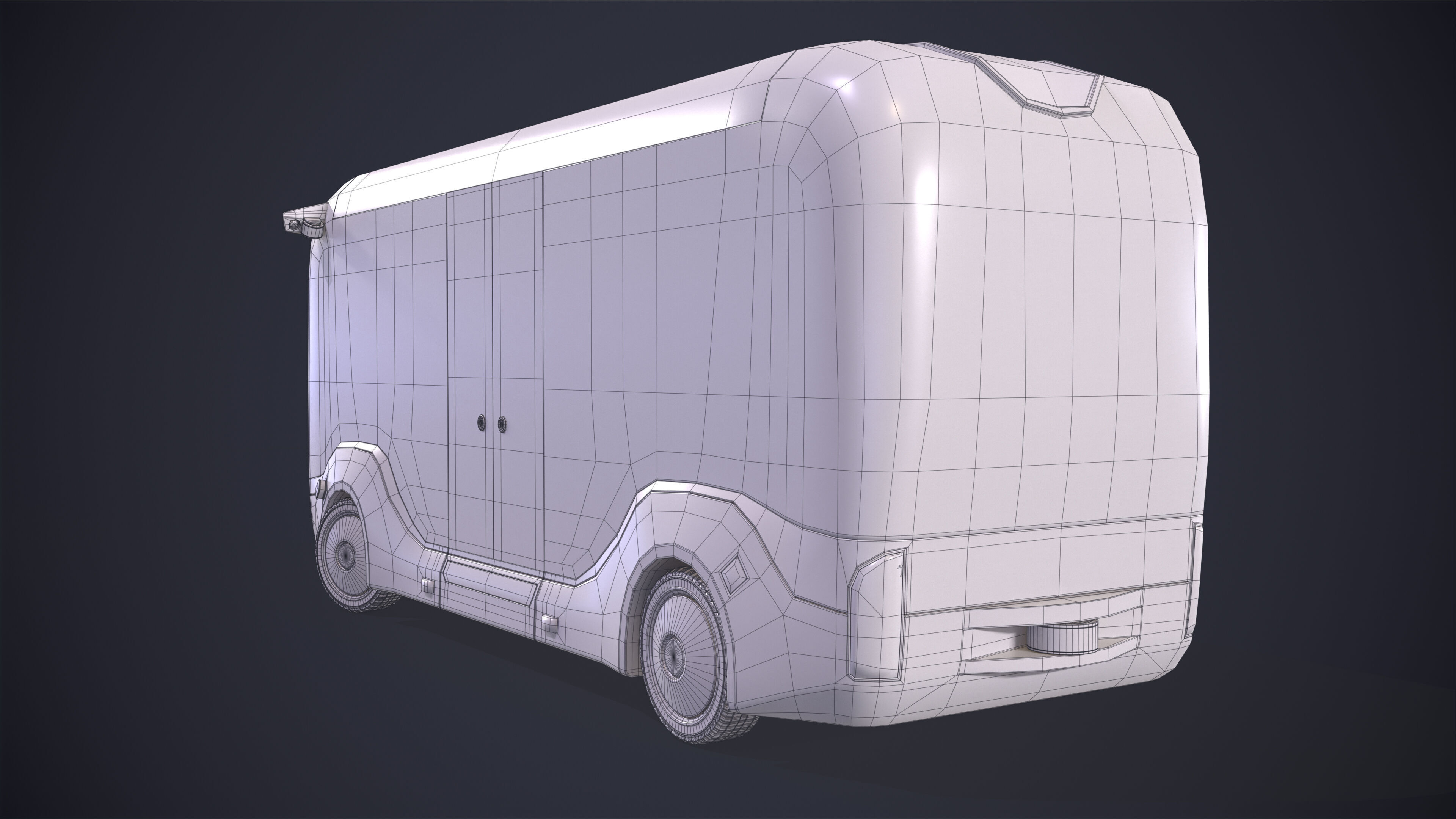 Bus Self Driving 3D model_11