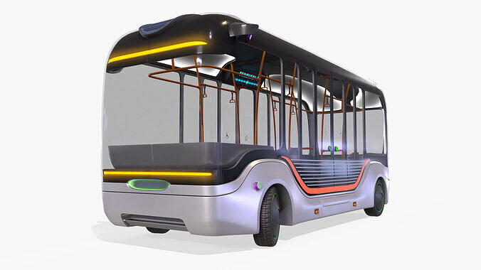 Bus Self Driving 3D model