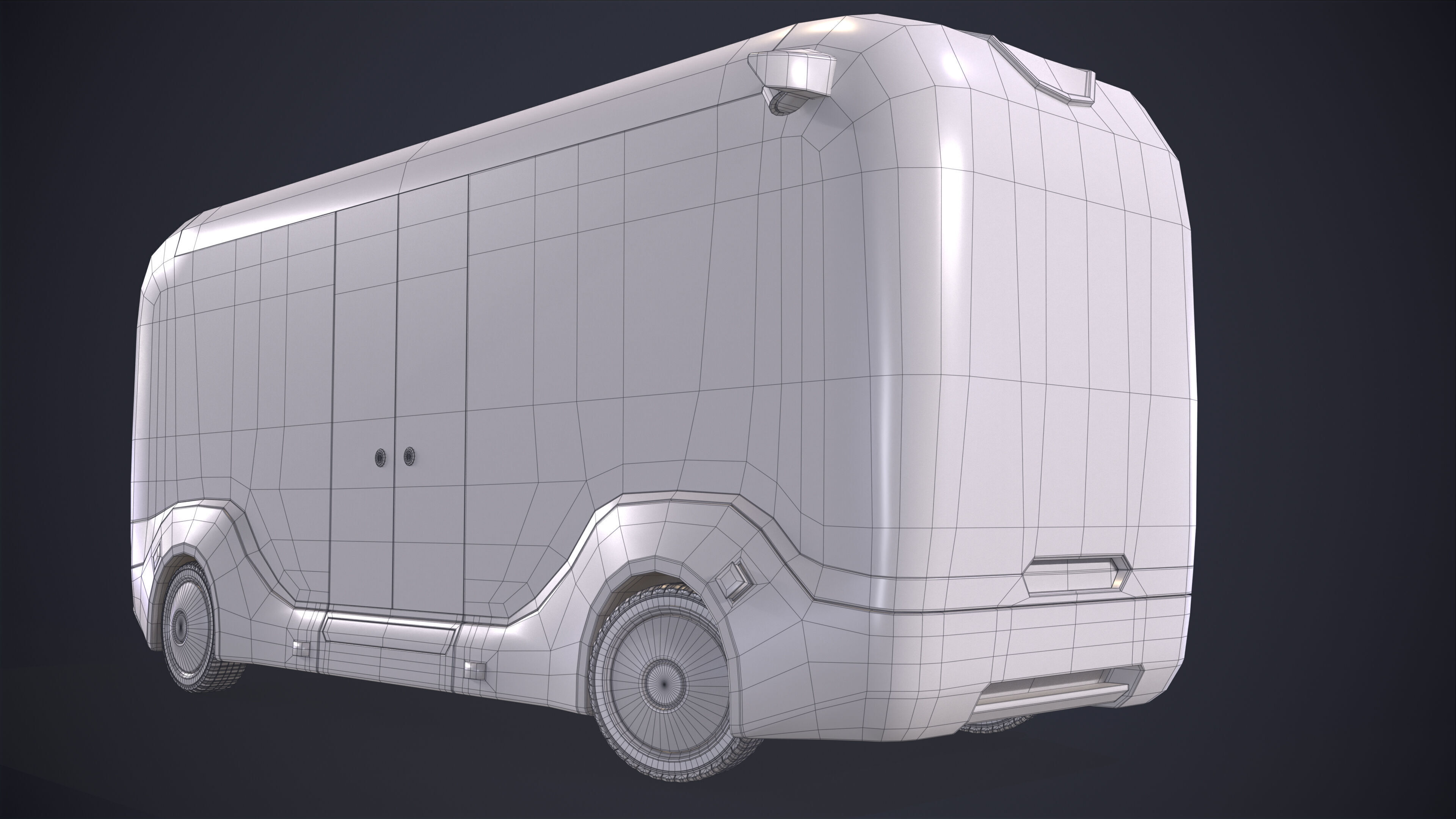 Bus Self Driving 3D model_13