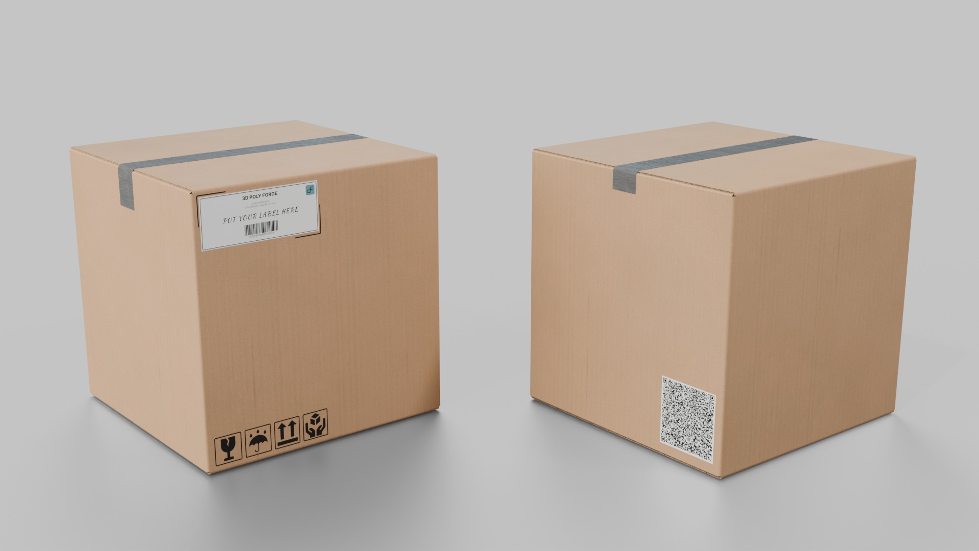 Complete Cube and Flat Pack - Rigged and Customizable 3D Model Collection_21