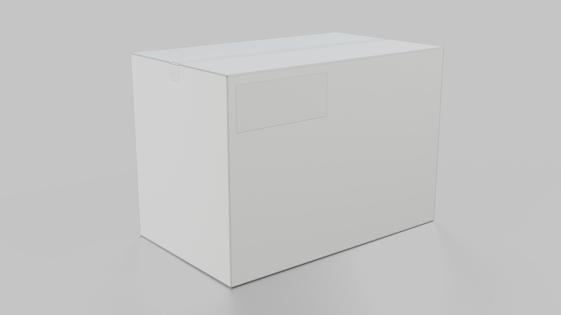 Deep and Rectangular Box Set - Rigged and Customizable 3D Model Collection_70