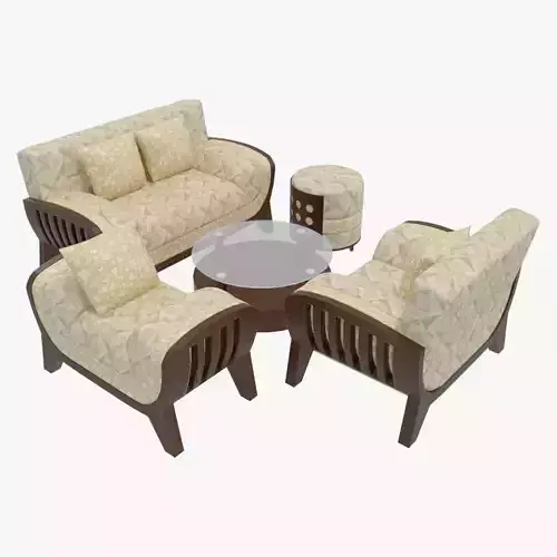 Sofa Set living room with chairs and coffee table