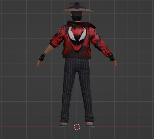 Venom Bundle Freefire  3D model_2