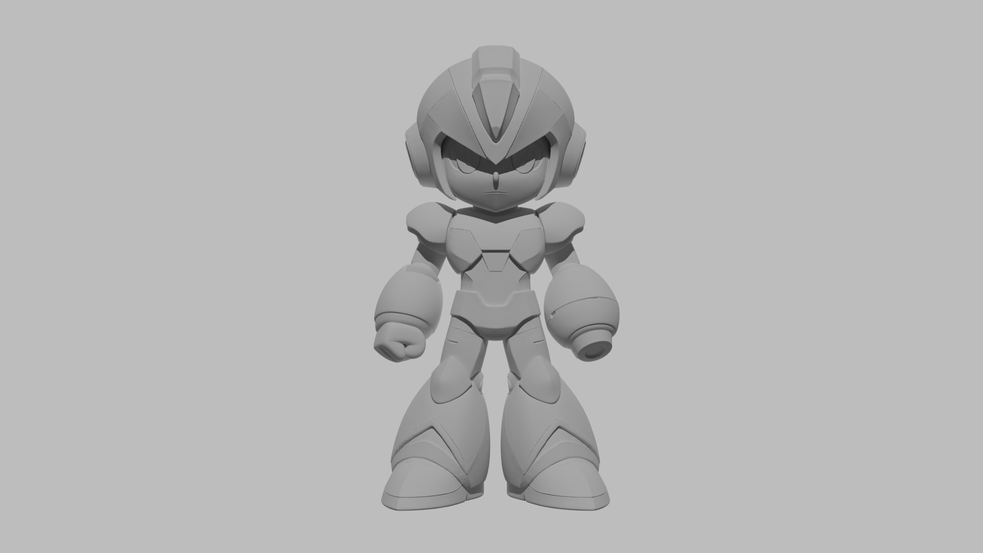 MEGA MAN X CHIBI 3D print model_3