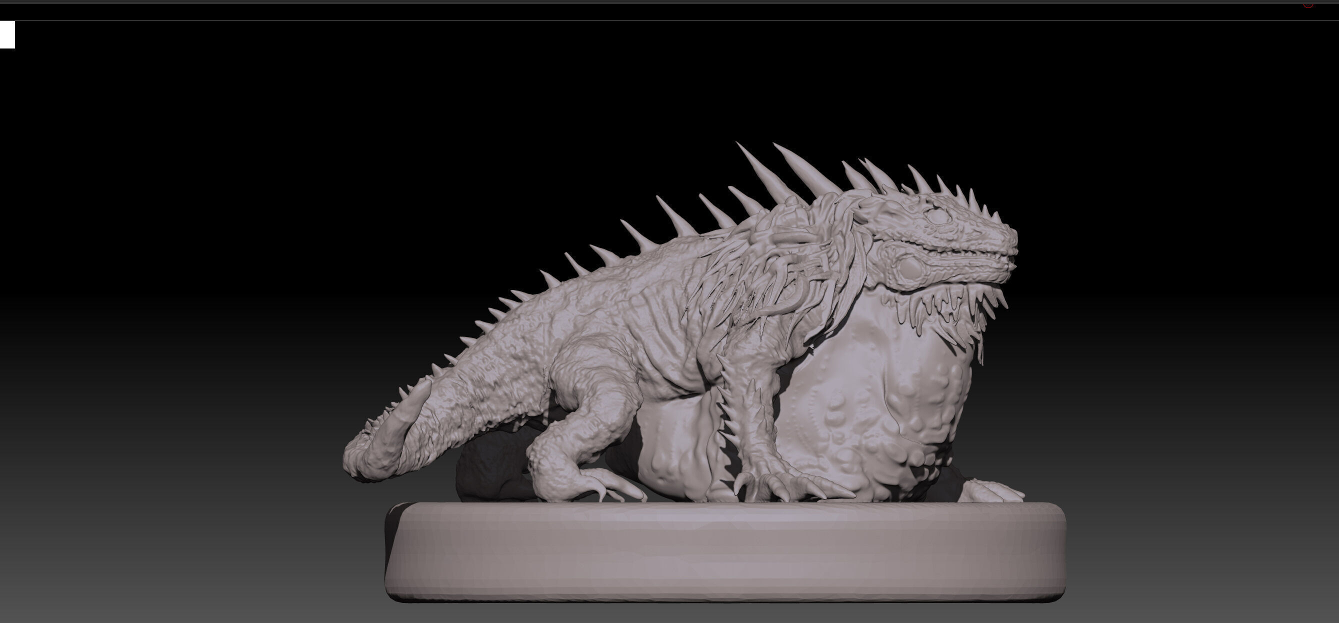 Monster Hunter Greater Jagras STL and OBJ  3D print model_7
