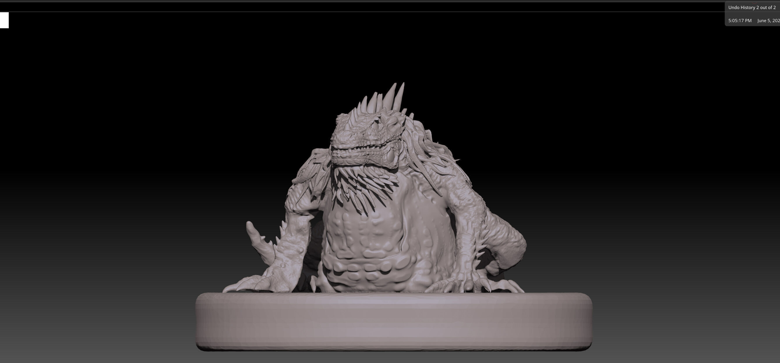 Monster Hunter Greater Jagras STL and OBJ  3D print model_1