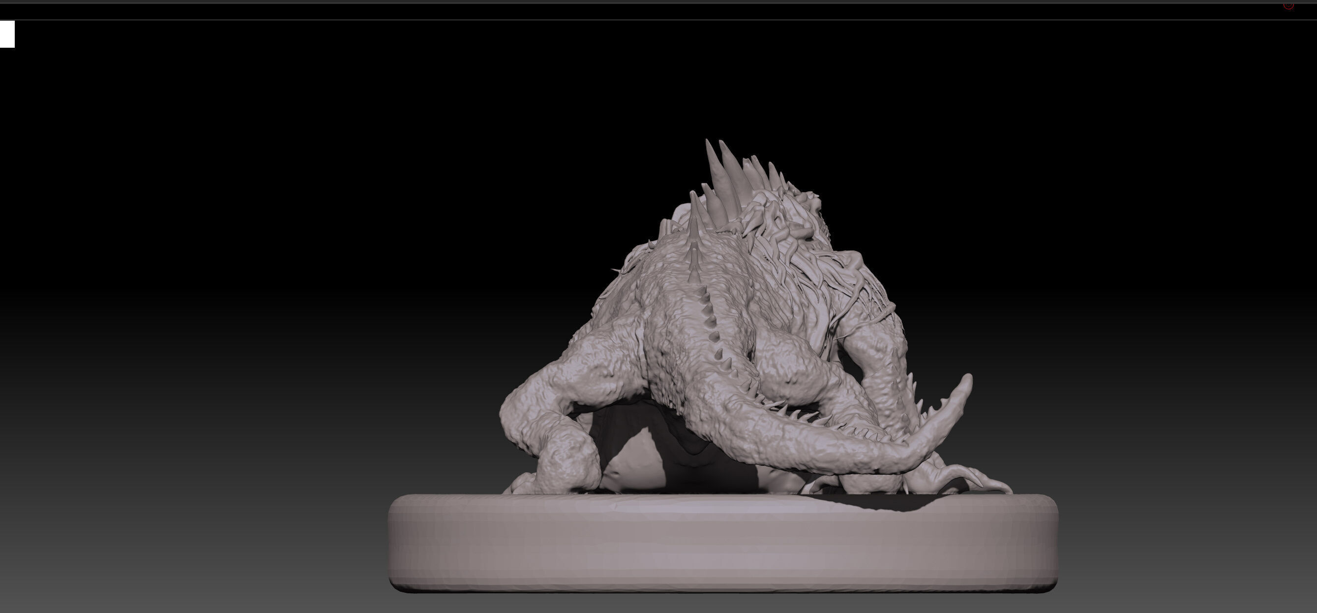 Monster Hunter Greater Jagras STL and OBJ  3D print model_5