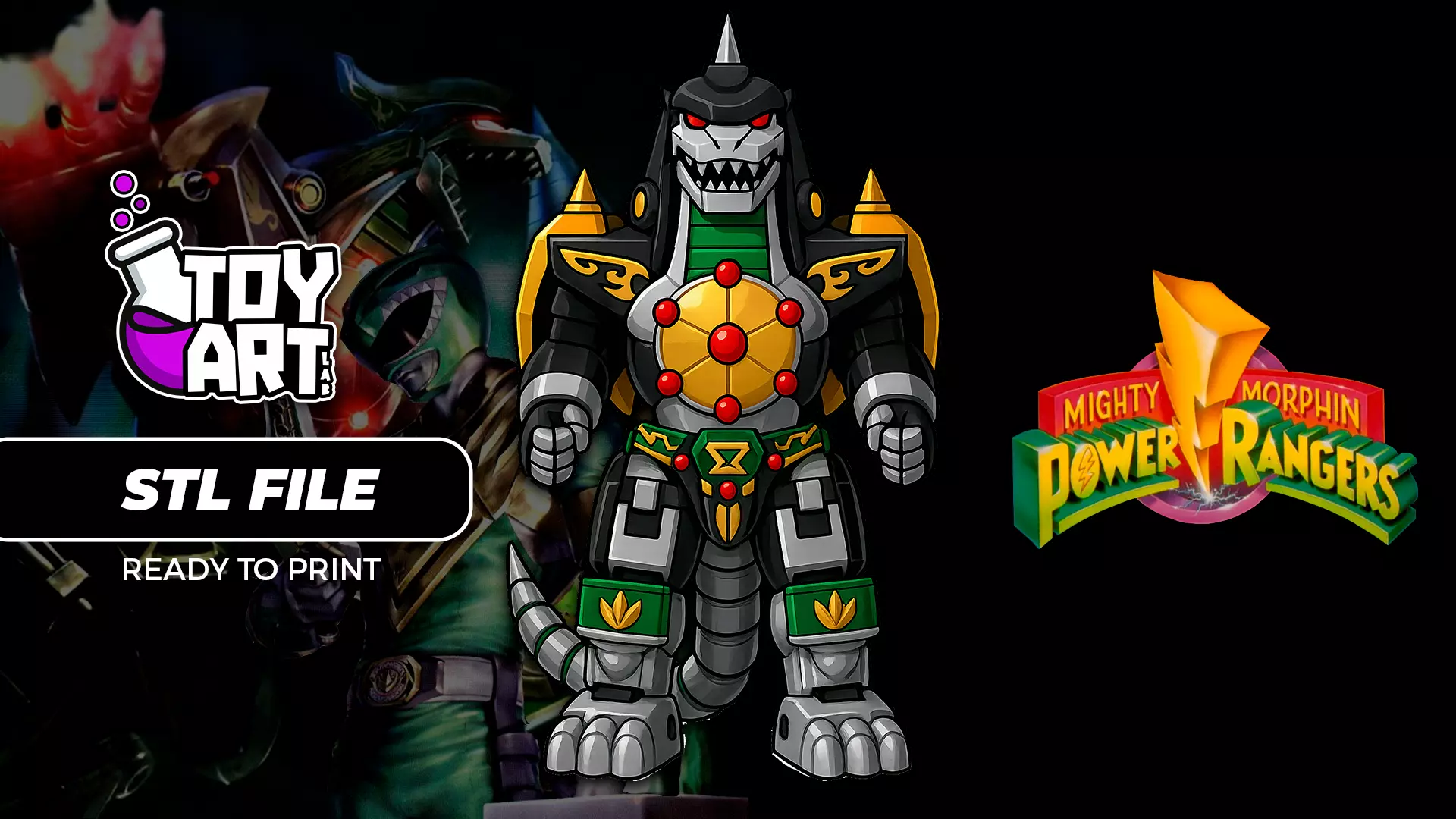 DRAGONZORD CHIBI - Power Rangers 3D print model_0