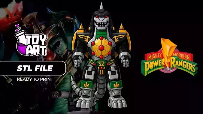 DRAGONZORD CHIBI - Power Rangers 3D print model