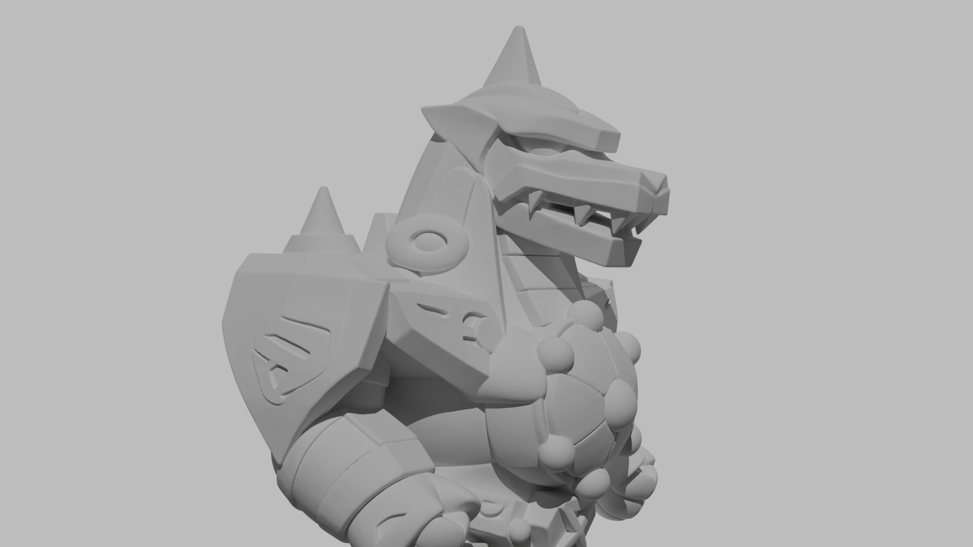 DRAGONZORD CHIBI - Power Rangers 3D print model_4
