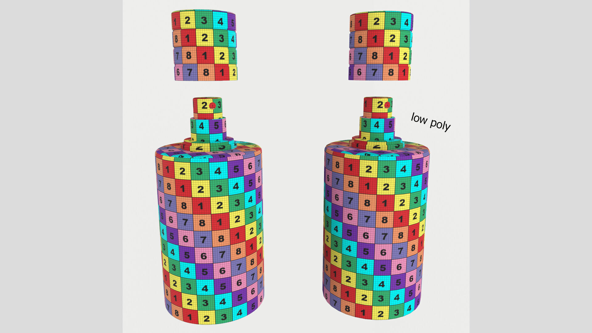 Sauvage Perfume 100ml Detailed Low High Subdiv Unwrapped Low-poly 3D model_7