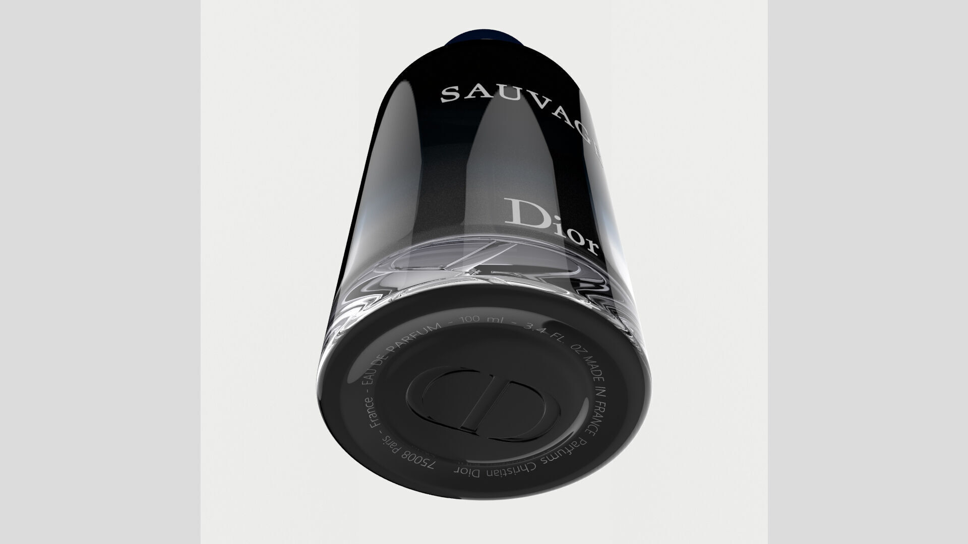 Sauvage Perfume 100ml Detailed Low High Subdiv Unwrapped Low-poly 3D model_4