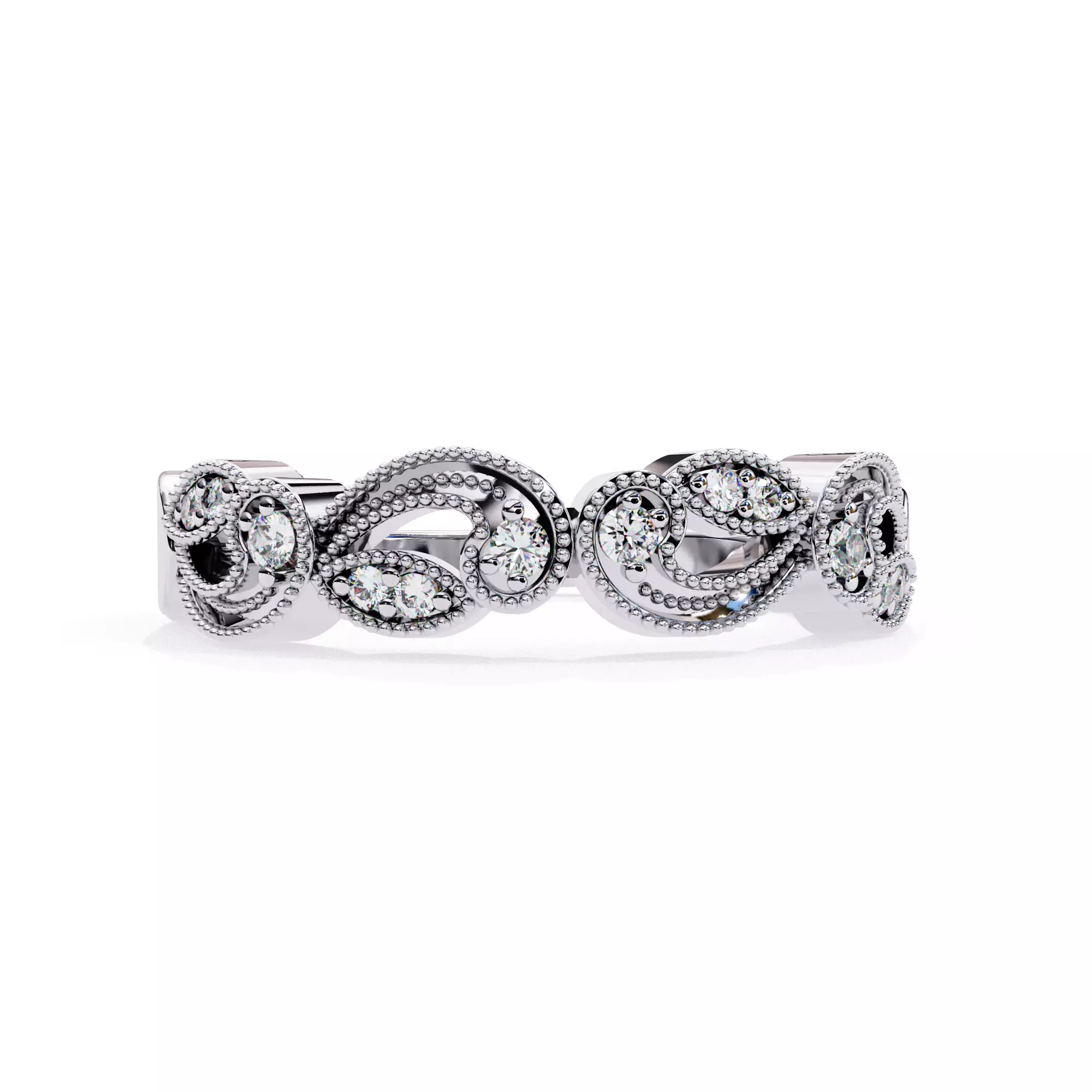 ROUND DIAMOND RING -CAD-186 3D model_0