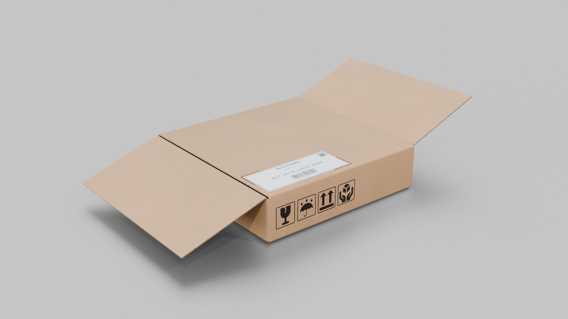 General-Purpose Packaging Box Set - Rigged and Customizable 3D Model Collection_40