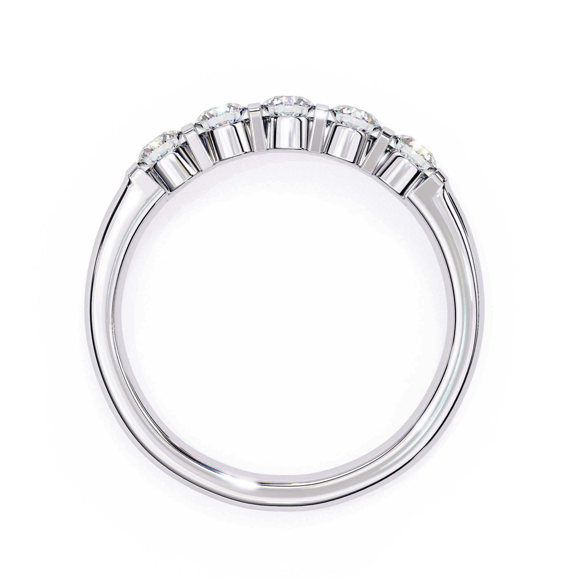 ROUND DIAMOND RING -CAD-187 3D model_12