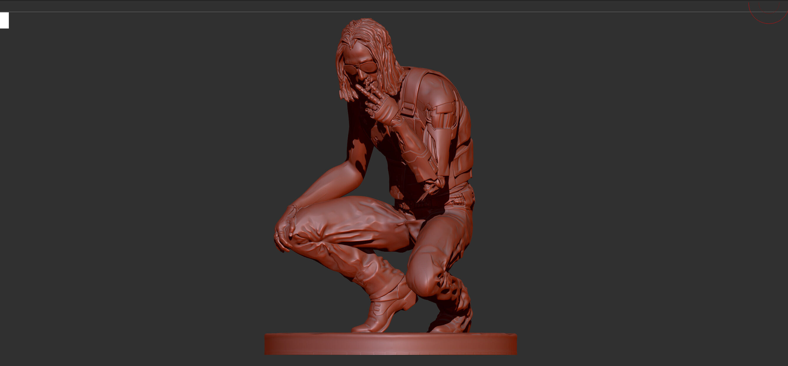 Cyberpunk 2077 Johnny Silverhand 3D print model_2