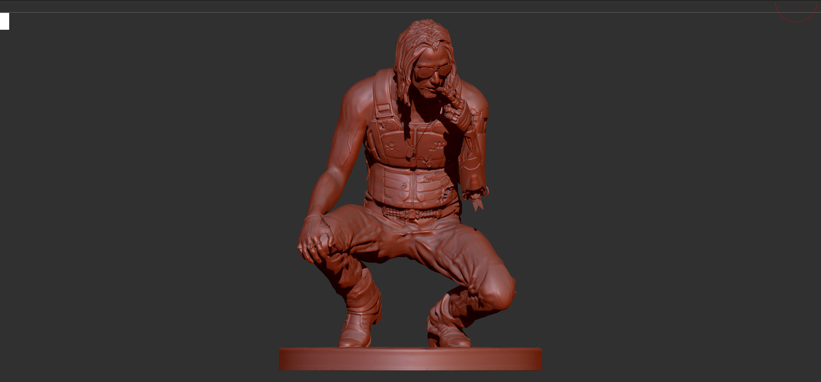 Cyberpunk 2077 Johnny Silverhand 3D print model_1