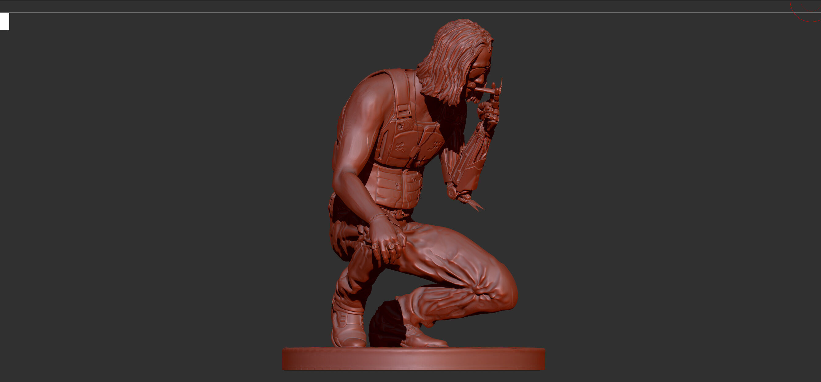 Cyberpunk 2077 Johnny Silverhand 3D print model_8