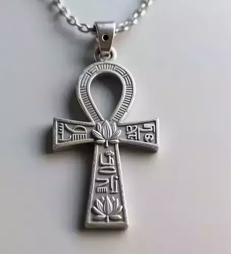 Ankh Pendant  Ancient Egyptian Symbolic Necklace