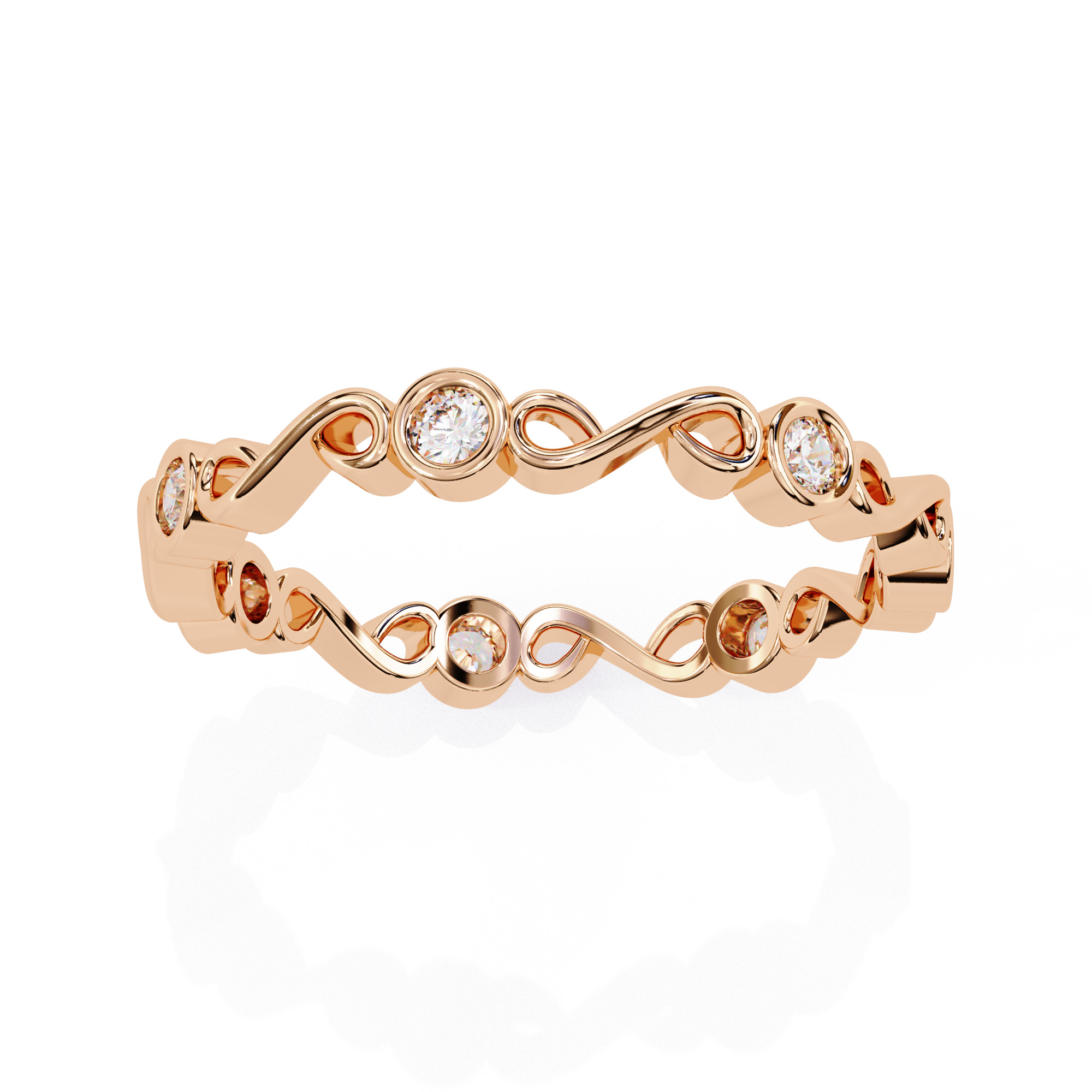 ROUND DIAMOND RING -CAD-188 3D model_7