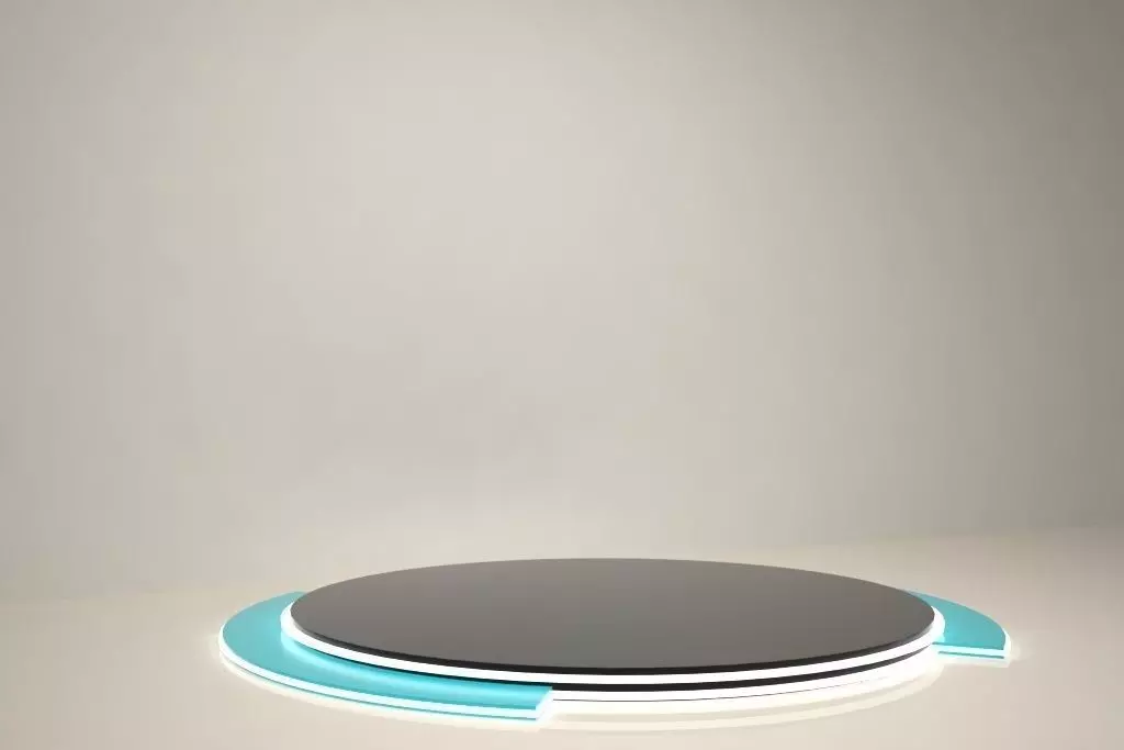 Virtual Platform Free low-poly 3D model_0