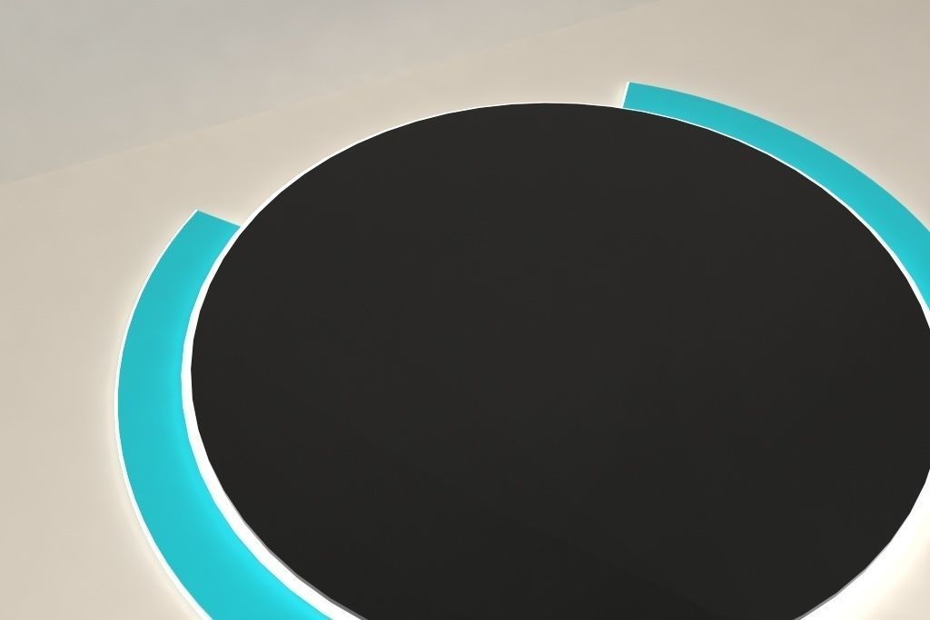 Virtual Platform Free low-poly 3D model_1