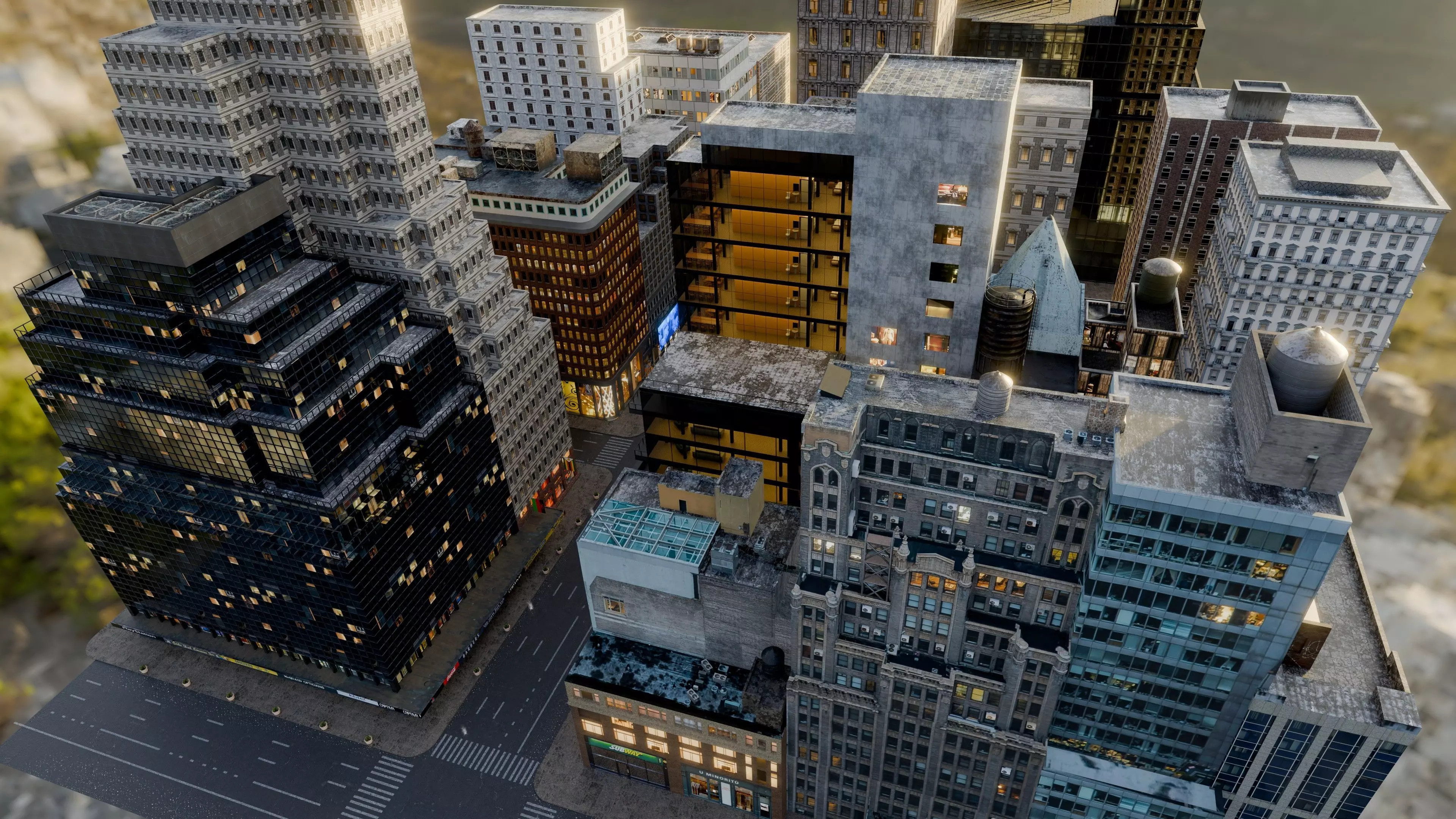 New York City Manhattan 3D model