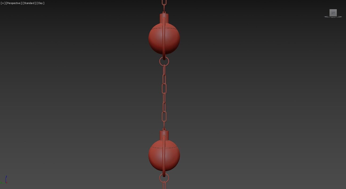 Alabaster Chandelier 3D model_22