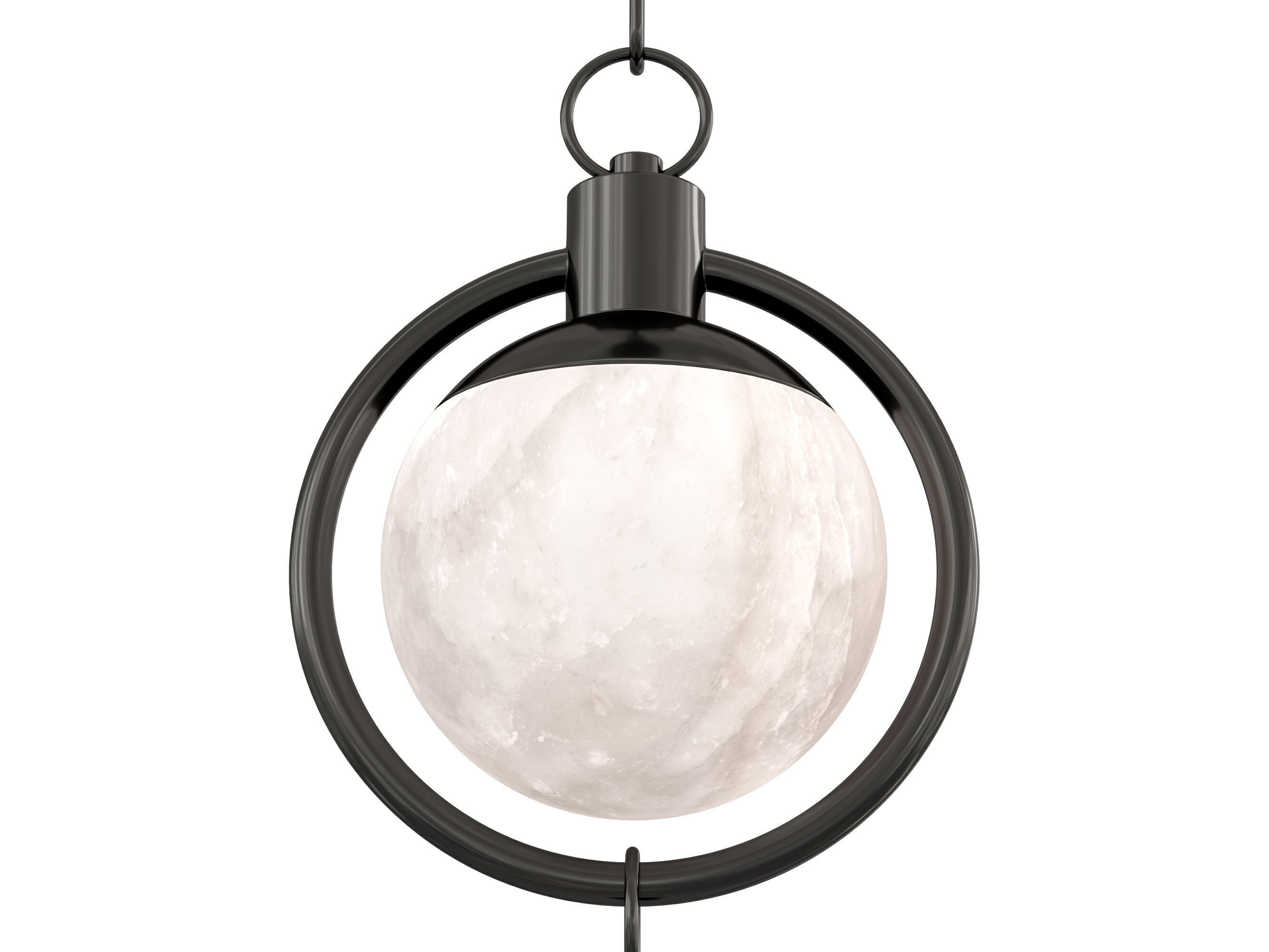Alabaster Chandelier 3D model_10