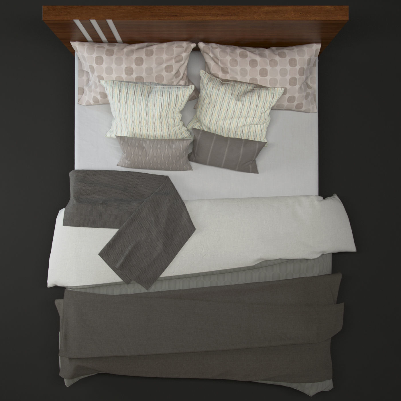 Lance Bedframe 3D model_3
