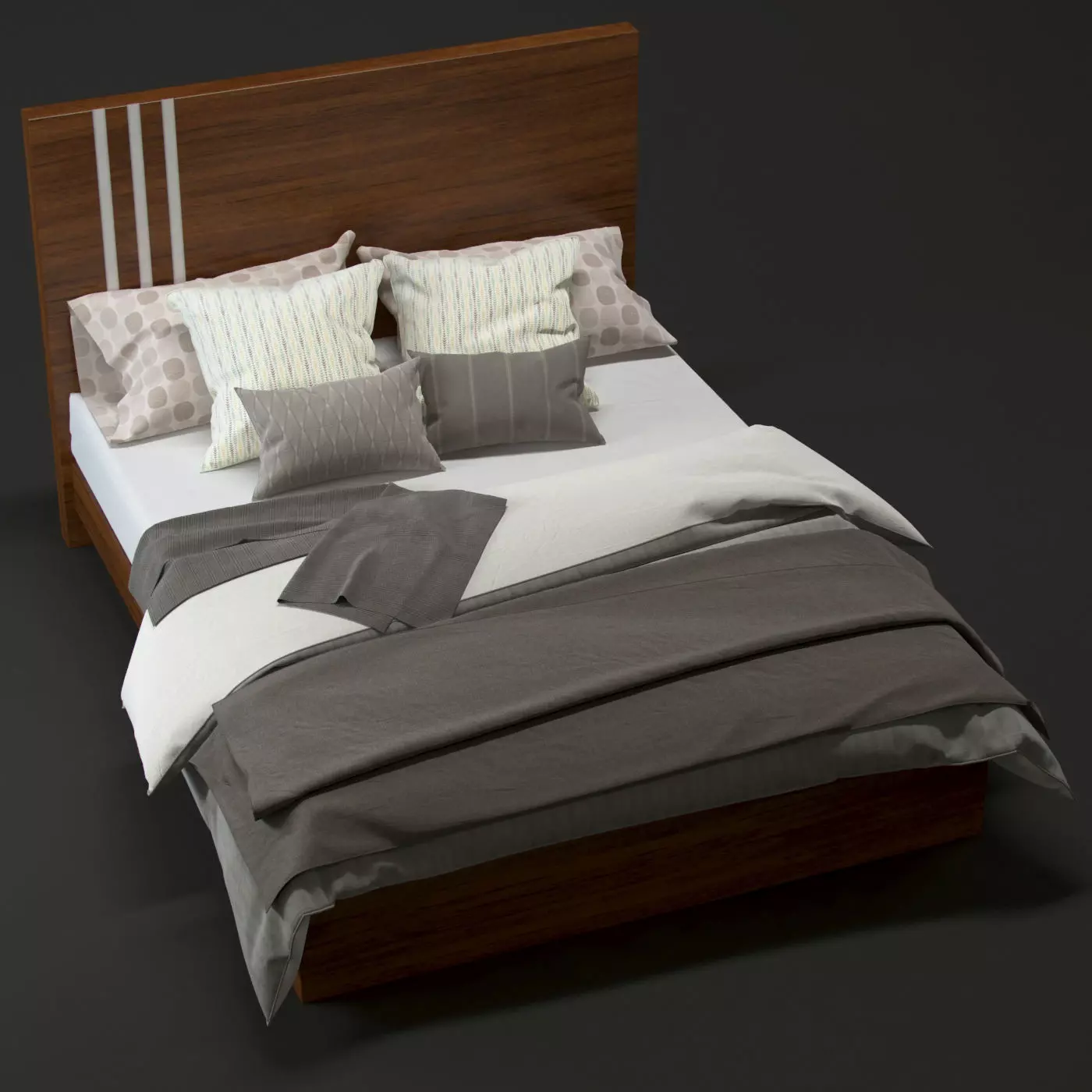 Lance Bedframe 3D model_0