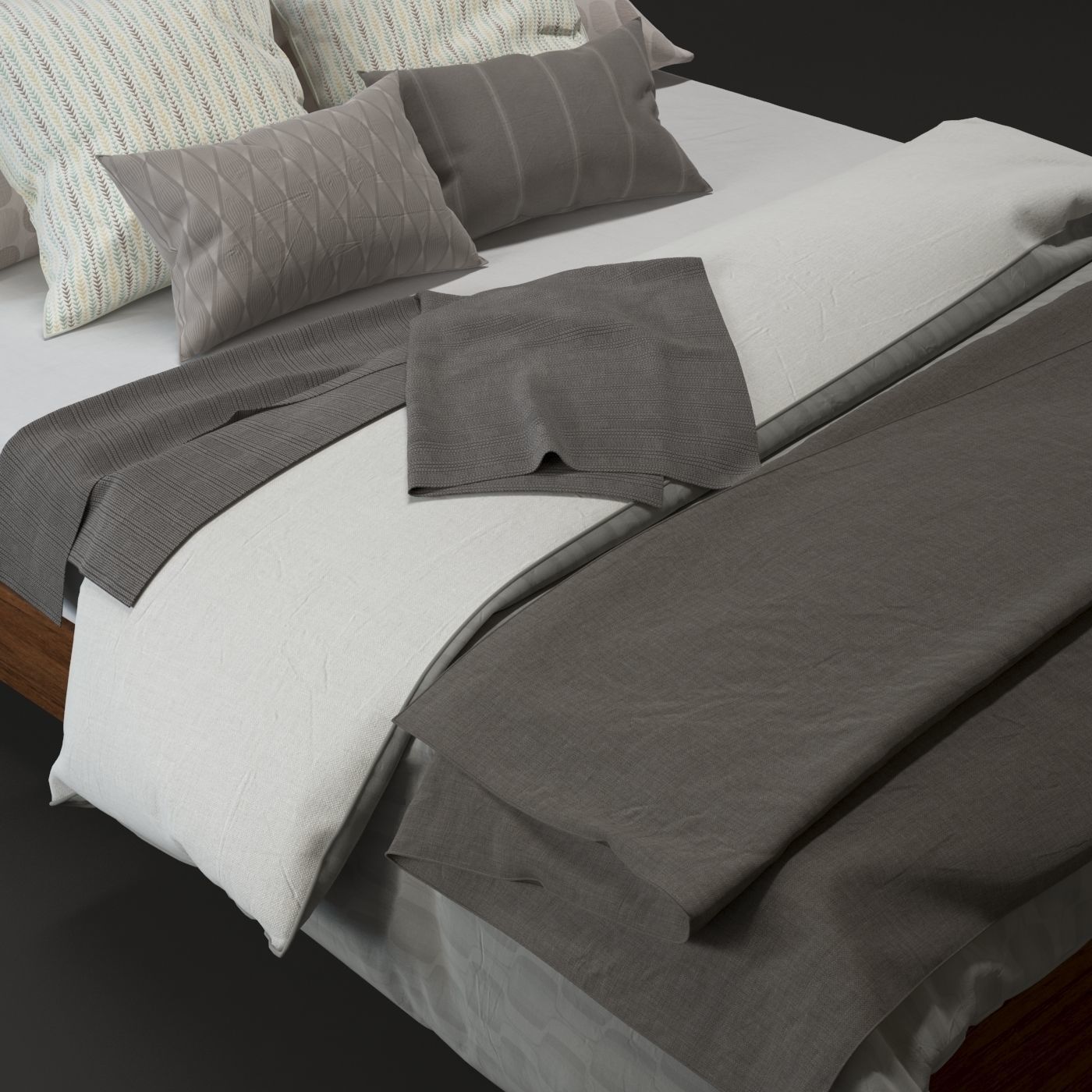 Lance Bedframe 3D model_1