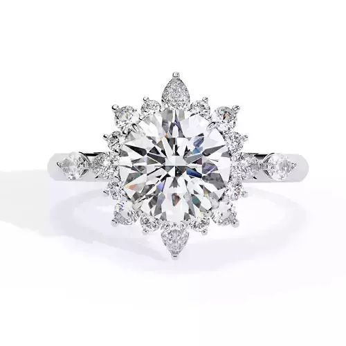 ROUND DIAMOND RING -CAD-190