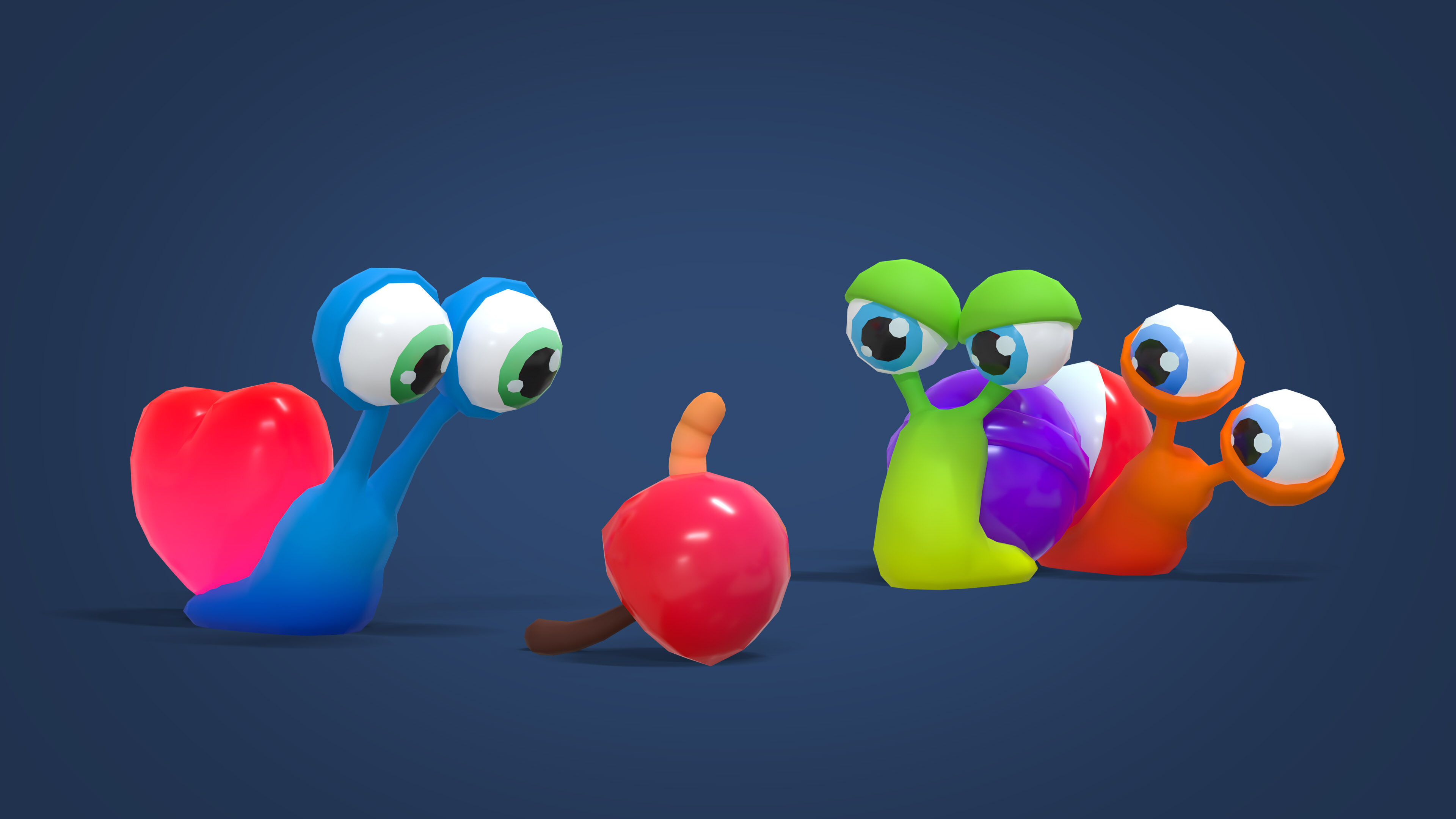 Sweet Land Low-poly 3D model_46