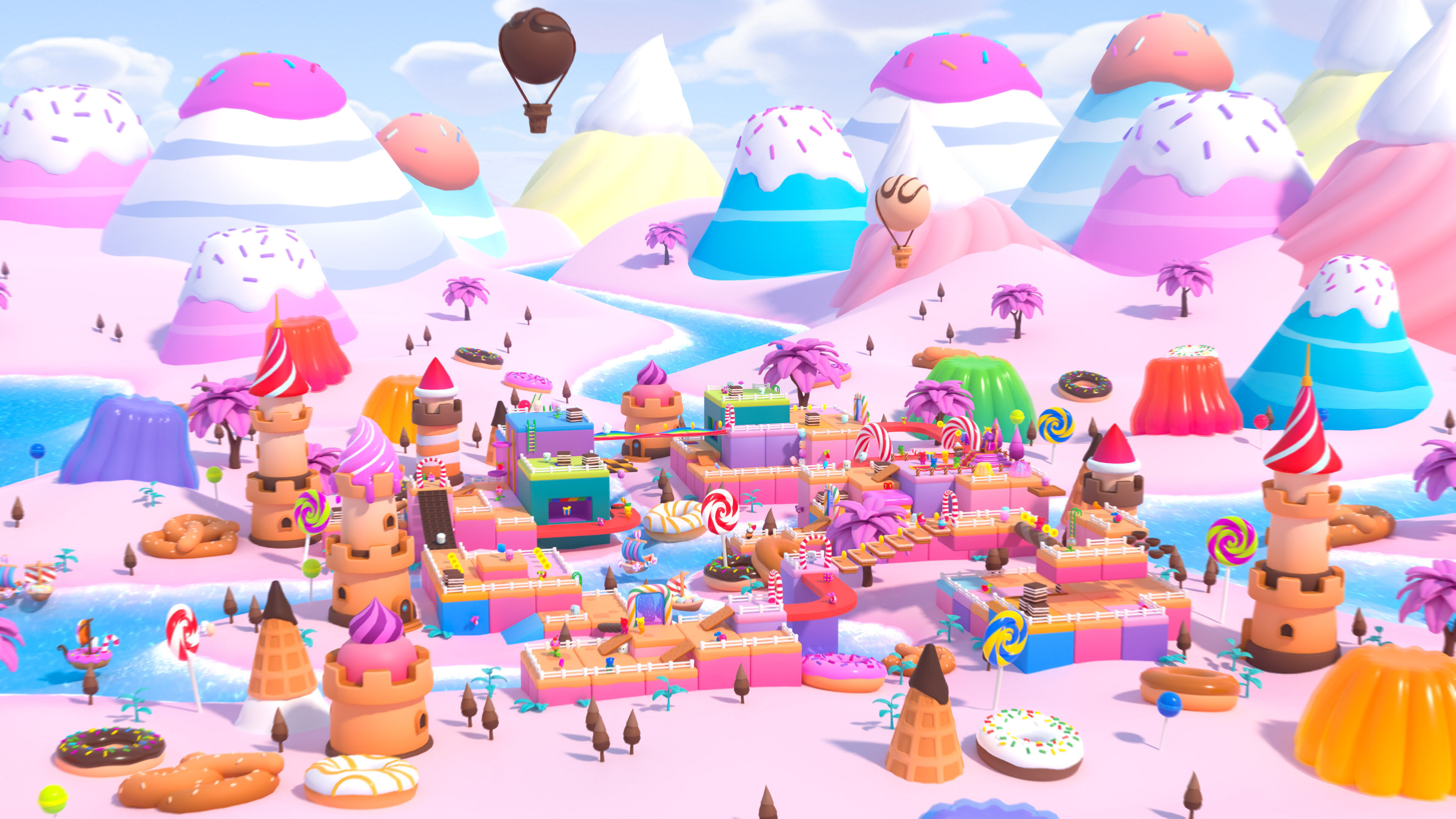 Sweet Land Low-poly 3D model_19